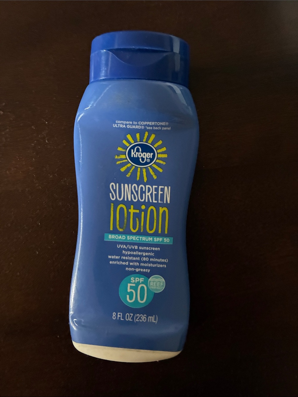 Kroger SPF 50 Sunscreen Lotion - Blue Bottle